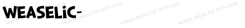 Weaselic字体转换