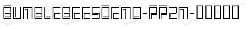 BumblebeesDemo-PP2m字体转换