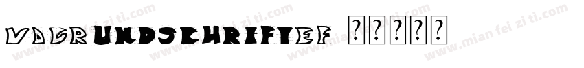 VAGRundschriftEF字体转换