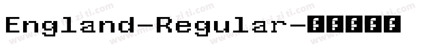England-Regular字体转换