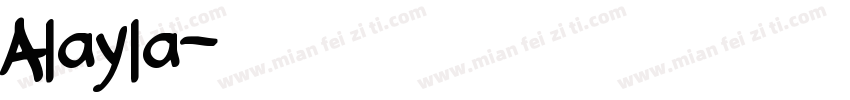 Alayla字体转换