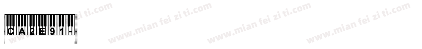 浙CA2E91字体转换
