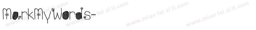 MarkMyWords字体转换