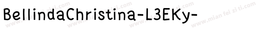 BellindaChristina-L3EKy字体转换
