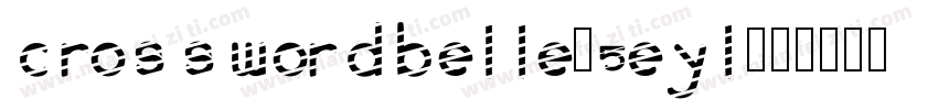 Crosswordbelle-5EyL字体转换