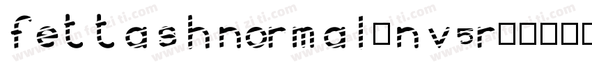 FettashNormal-nv5R字体转换