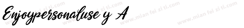 Enjoypersonaluse-y5A5字体转换