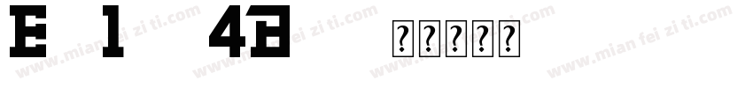 English-4Bnyx字体转换