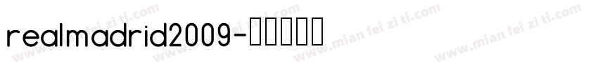 realmadrid2009字体转换