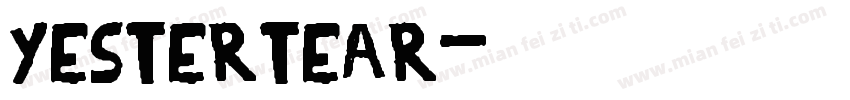 Yestertear字体转换