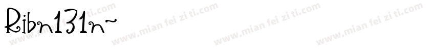 Ribn131n字体转换