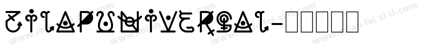ZilapUniversal字体转换