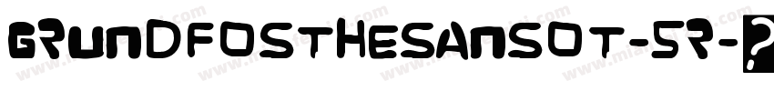 grundfosthesansot-5r字体转换
