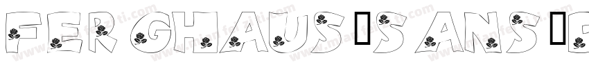 Ferghaus-Sans-DEMO-3字体转换