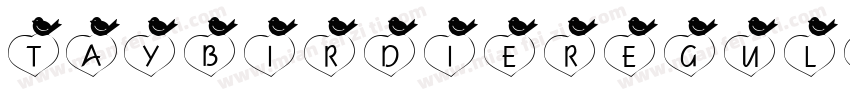 TAYBirdieRegular字体转换
