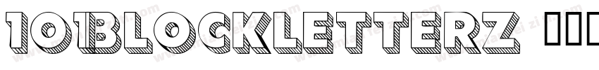 101BlockLetterz字体转换