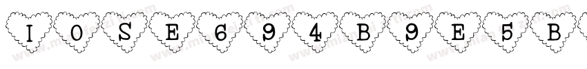 iose694b9e5b08f70字体转换