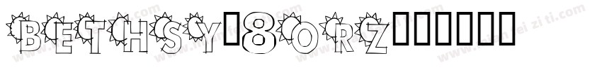 Bethsy-8orz字体转换