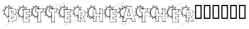 Betterheather字体转换