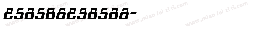 E5A5B6E985AA字体转换