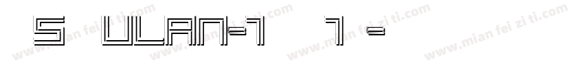 CsMulan-1GD1Z字体转换
