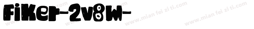 Fiker-2V8W字体转换