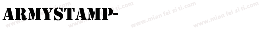 ArmyStamp字体转换