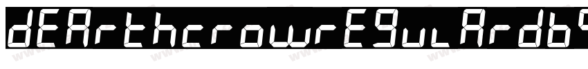 dearthcrowregulardbqx字体转换
