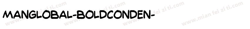 ManGlobal-BoldConden字体转换