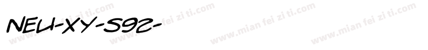 NEU-XY-S92字体转换