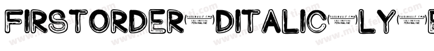 FirstOrder3DItalic-ly5e字体转换