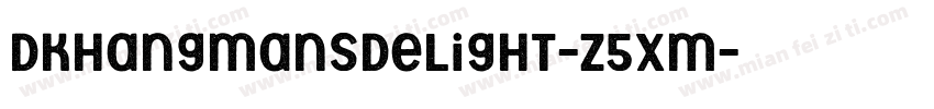 Dkhangmansdelight-Z5xm字体转换