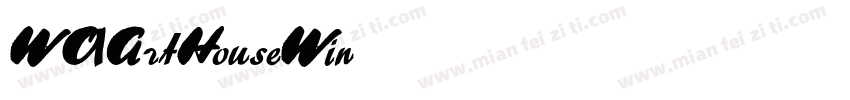 WO1ArtHouseWin字体转换