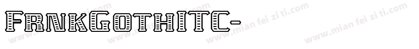 FrnkGothITC字体转换