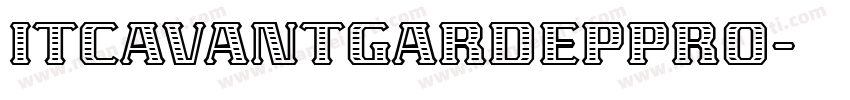 ITCAVANTGARDEPPRO字体转换