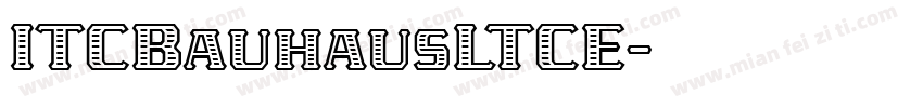 ITCBauhausLTCE字体转换