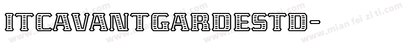 itcavantgardestd字体转换