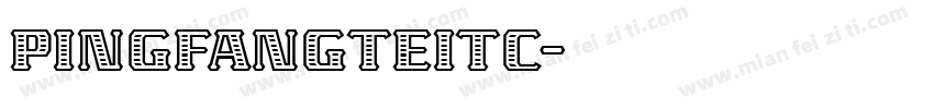 pingfangteitc字体转换