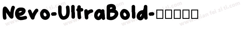 Nevo-UltraBold字体转换 Nevo-UltraBold字体转换