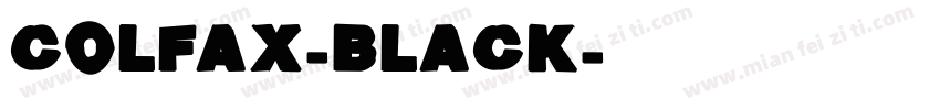 COLFAX-BLACK字体转换