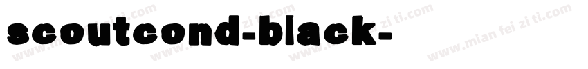 scoutcond-black字体转换