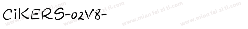cikers-02v8字体转换