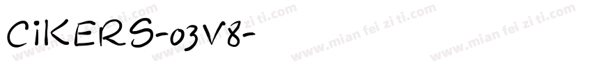 cikers-03v8字体转换