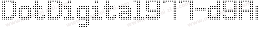 DotDigital977-d9ArZ字体转换