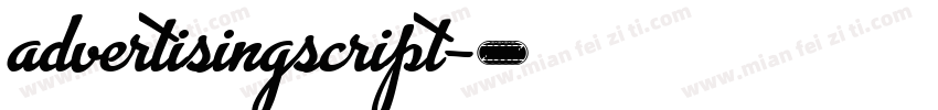 advertisingscript字体转换