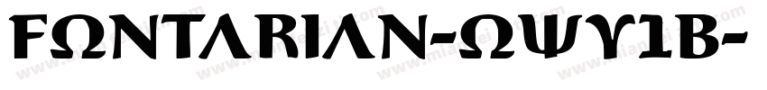 Fontarian-owv1B字体转换