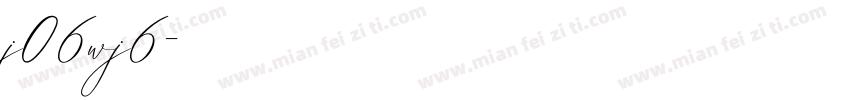 j06wj6字体转换