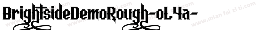 BrightsideDemoRough-oL4a字体转换