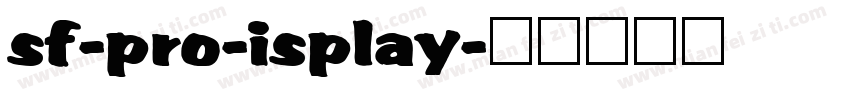 sf-pro-isplay字体转换