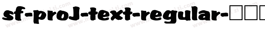 sf-proJ-text-regular字体转换